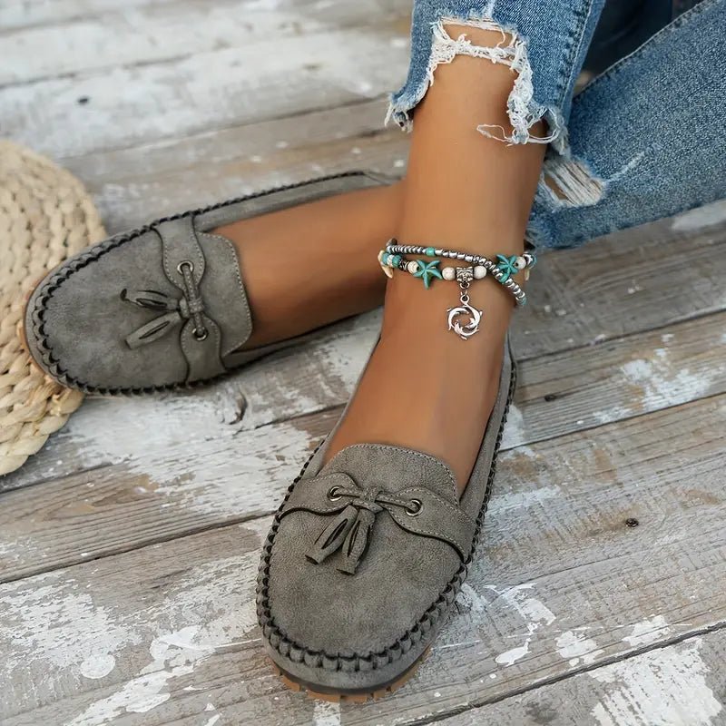 Sofía | Mocasines Clásicos de Mujer con Acento de Borla y Comodidad Optimal - Noa Lagos