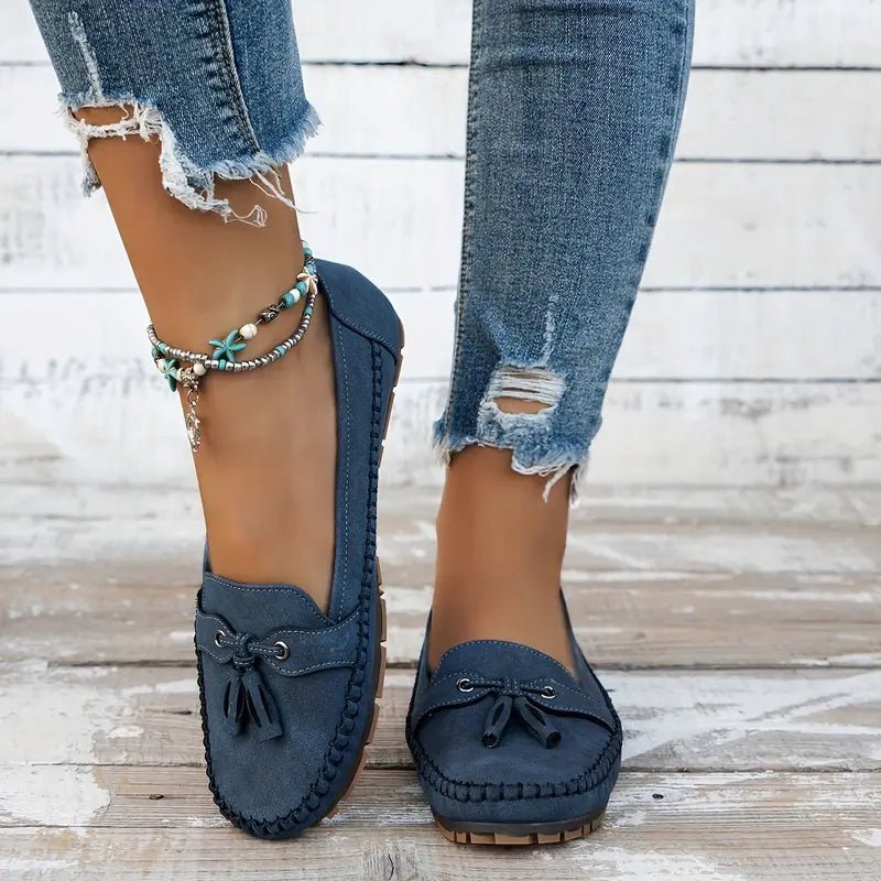 Sofía | Mocasines Clásicos de Mujer con Acento de Borla y Comodidad Optimal - Noa Lagos