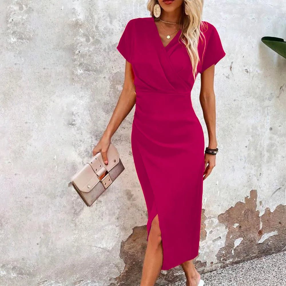 Sofía | Vestido Midi Cruzado para Invitadas - Noa Lagos