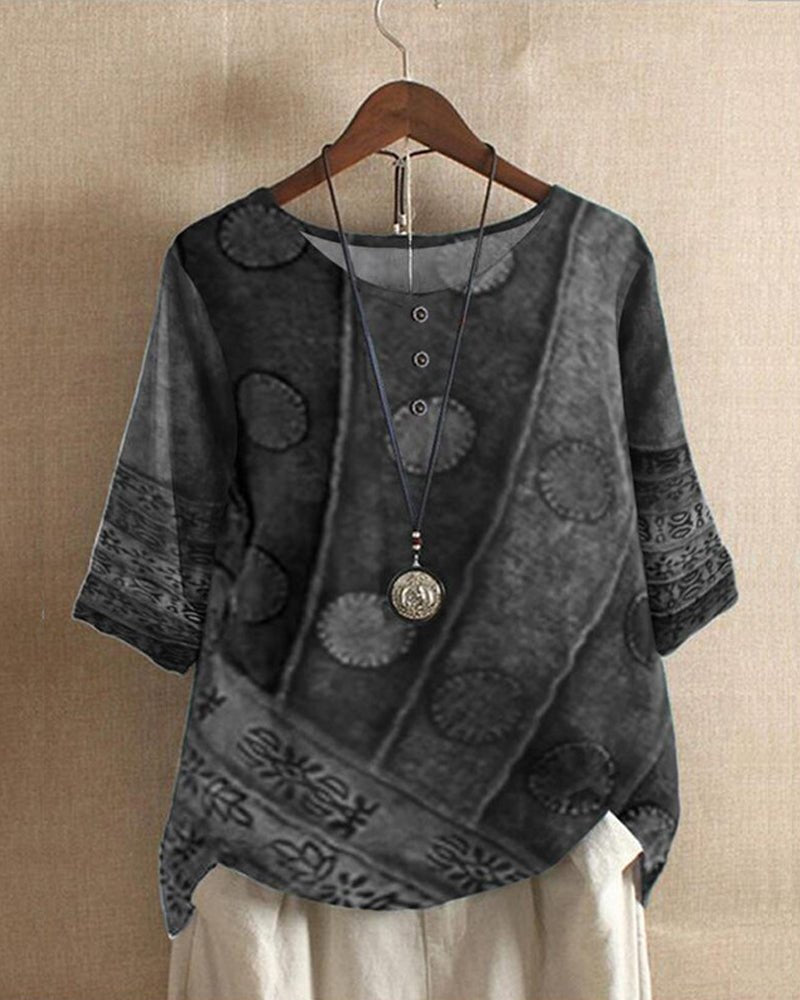 Sophie | Blusa Bohemia Retro Holgada para Mujer - Noa Lagos