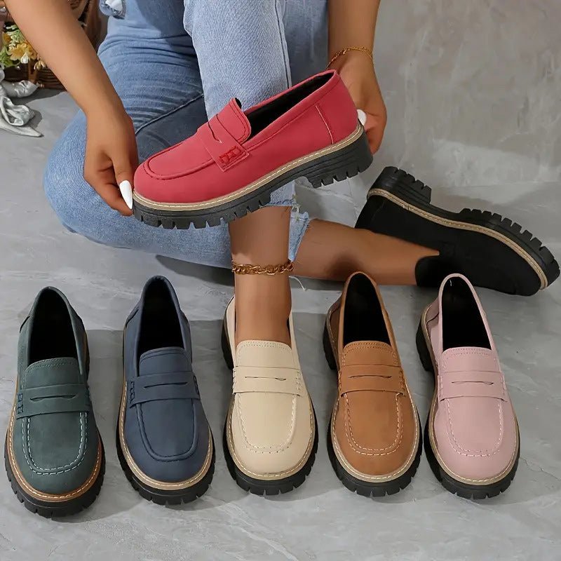 Valentina | Mocasines de Ante para Mujer con Diseño Elegante - Noa Lagos